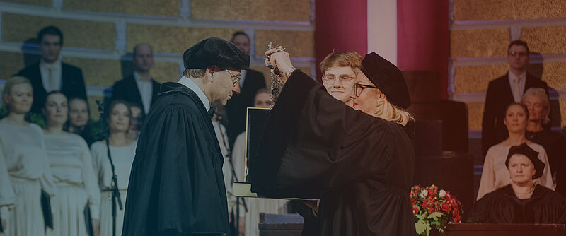 Svinīgā ceremonijā inaugurēts Latvijas Universitātes rektors Gundars Bērziņš