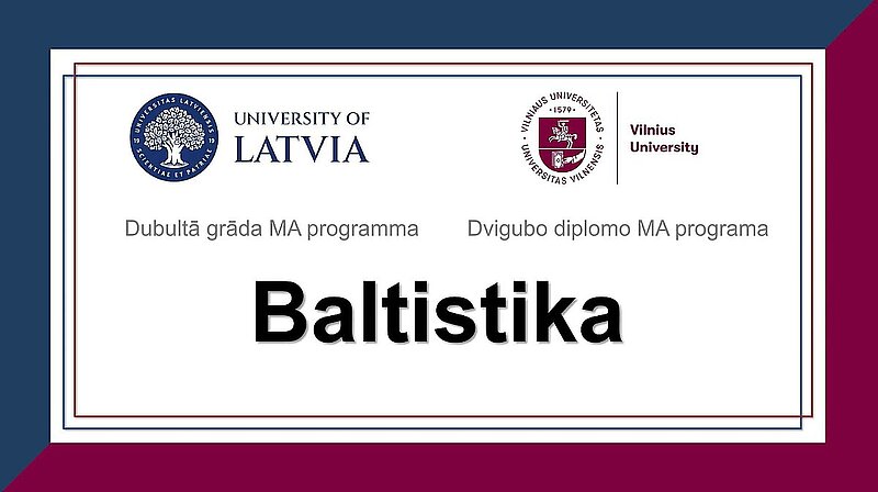 Jauna iespēja studentiem un studētgribētājiem – dubultais maģistra grāds baltistikā