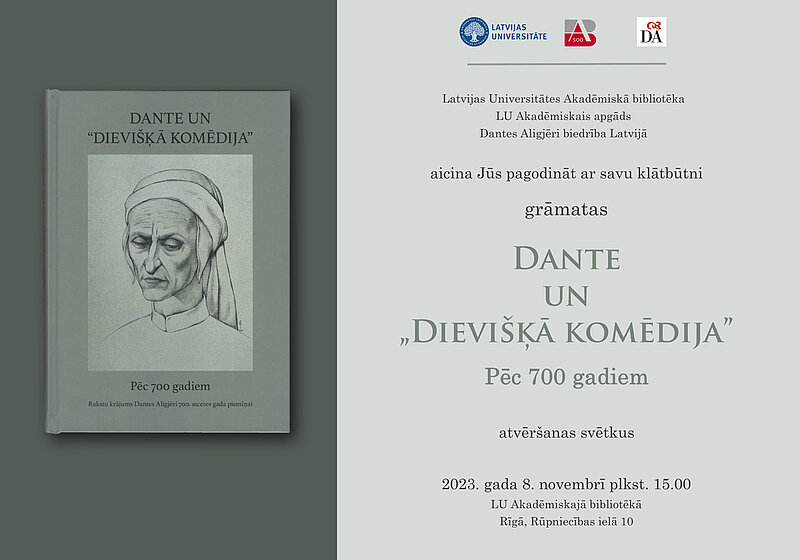Grāmatas “Dante un “Dievišķā komēdija”. Pēc 700 gadiem” atvēršanas svētki LU Akadēmiskajā bibliotēkā  