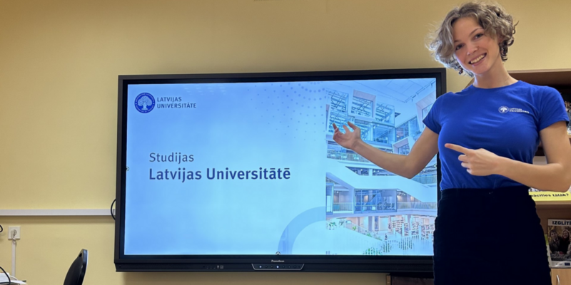 Skolēni ir ieinteresēti par studijām Latvijas Universitātē