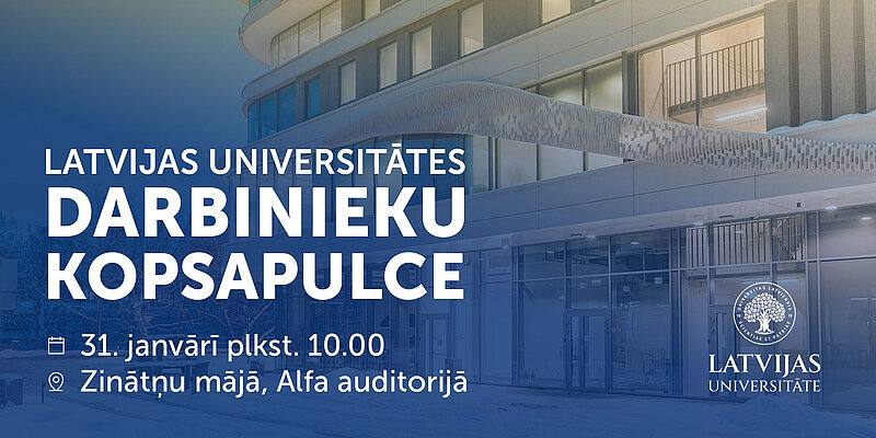 Latvijas Universitātes darbinieku kopsapulcē sveiks Gada balvas ieguvēju