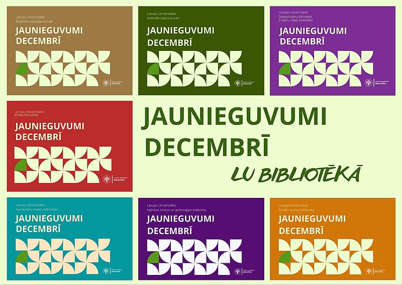 Bibliotēkas jaunieguvumi decembrī