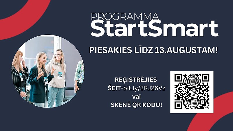 LU Biznesa inkubators vidusskolēnus un topošos studentus aicina vasaras programmā “StartSmart”