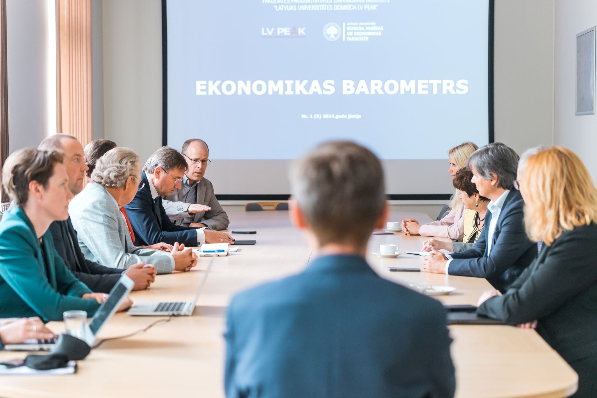 "Ekonomikas barometra" tikšanās dalībnieki