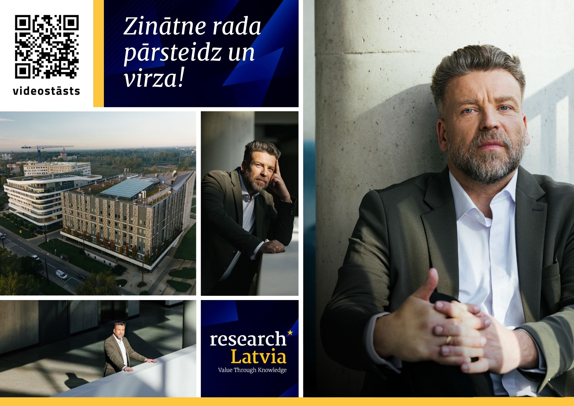 kalendāra un ceļojošās izstādes “Zinātne Latvijai 2025” publicitātes materiāls